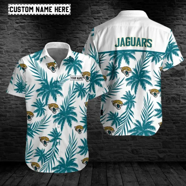 Jacksonville Jaguars Button Shirt Summer Holiday Gift For Sports Enthusiast AZCBS215