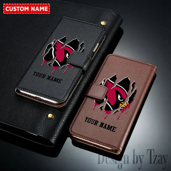Arizona Cardinals Leather Wallet Phone Case SPTLWPC033