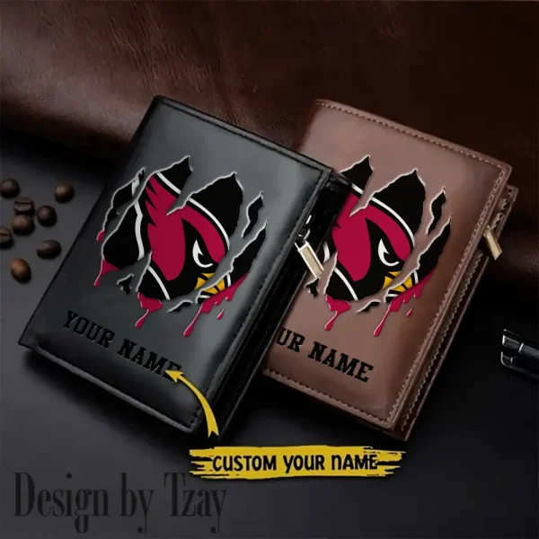 Arizona Cardinals Leather Vertical Men Wallet Gifts For Fans SPTLVW883