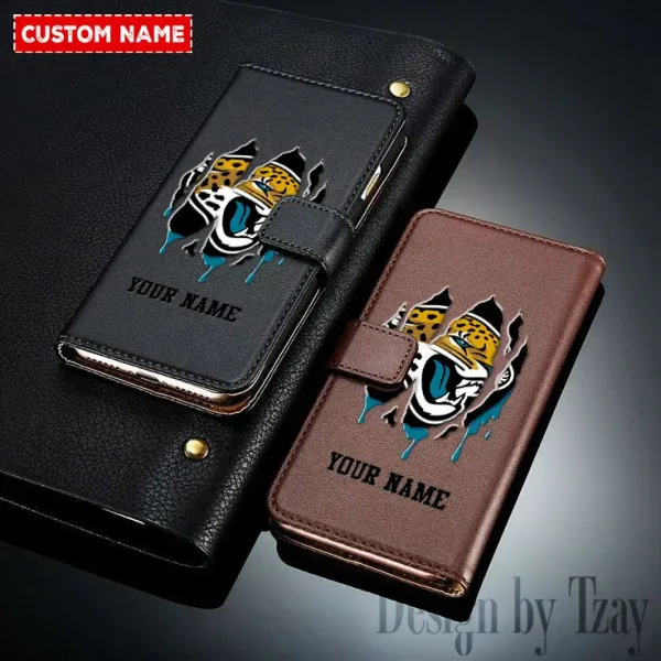 Jacksonville Jaguars Leather Wallet Phone Case SPTLWPC047