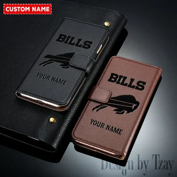 Buffalo Bills Leather Wallet Phone Case SPTLWPC068