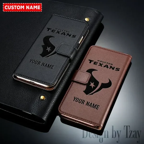Houston Texans Leather Wallet Phone Case SPTLWPC077