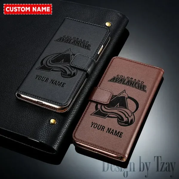 Colorado Avalanche NHL Leather Wallet Phone Case SPTLWPC103