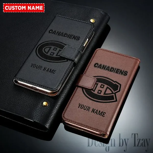 Montréal Canadiens NHL Leather Wallet Phone Case SPTLWPC111