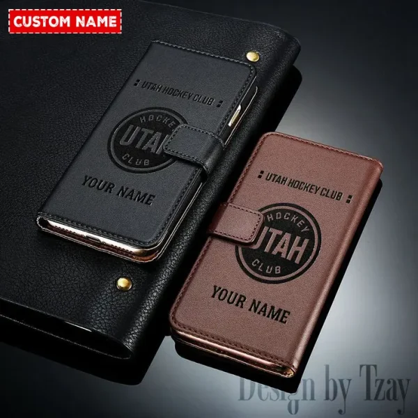 Utah Hockey Club NHL Leather Wallet Phone Case SPTLWPC125