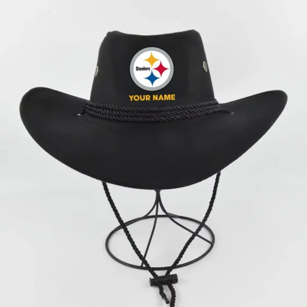 Pittsburgh Steelers New Cowboy Hat Gift For Fan SPCBHAT002 - Image 4