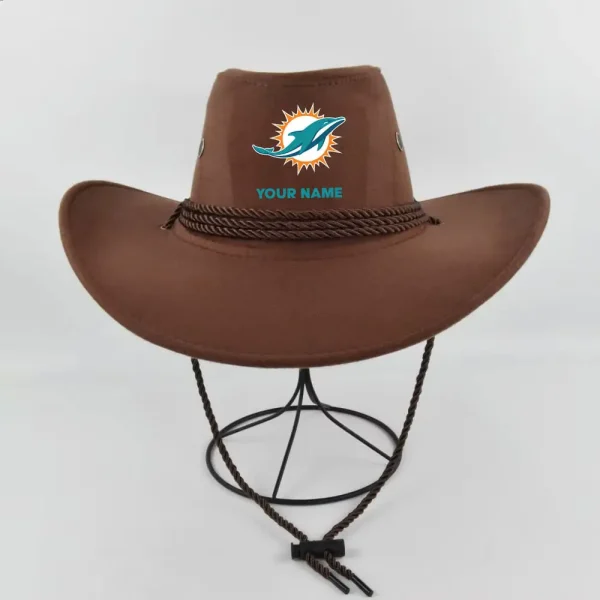 Miami Dolphins New Cowboy Hat Gift For Fan SPCBHAT007 - Image 3