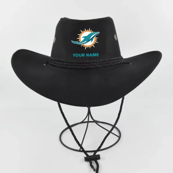 Miami Dolphins New Cowboy Hat Gift For Fan SPCBHAT007 - Image 4