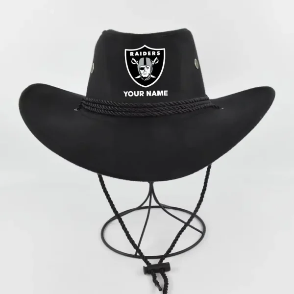 Las Vegas Raiders New Cowboy Hat Gift For Fan SPCBHAT010 - Image 4