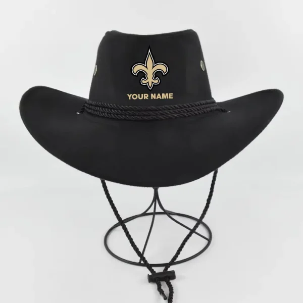 New Orleans Saints New Cowboy Hat Gift For Fan SPCBHAT016 - Image 3