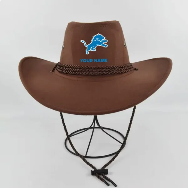 Detroit Lions New Cowboy Hat Gift For Fan SPCBHAT019 - Image 3