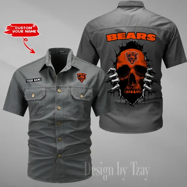Chicago Bears Military Cargo Cotton Shirts New 2025 SPTMSSWS166 - Image 6