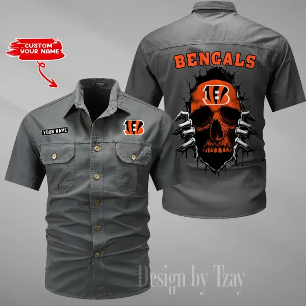 Cincinnati Bengals Military Cargo Cotton Shirts New 2025 SPTMSSWS167 - Image 3