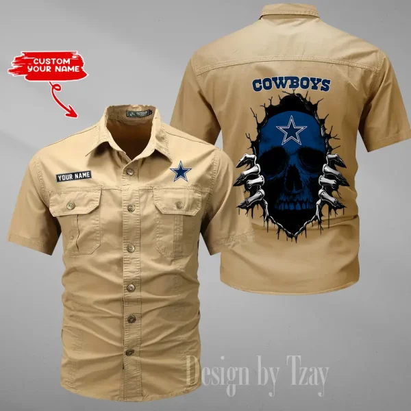 Dallas Cowboys Military Cargo Cotton Shirts New 2025 SPTMSSWS169 - Image 4