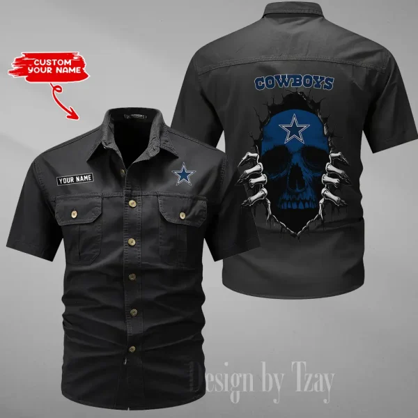 Dallas Cowboys Military Cargo Cotton Shirts New 2025 SPTMSSWS169 - Image 6