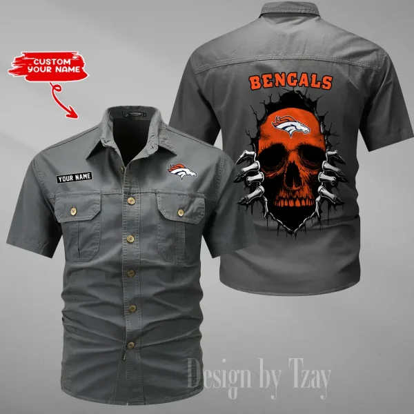 Denver Broncos Military Cargo Cotton Shirts New 2025 SPTMSSWS170