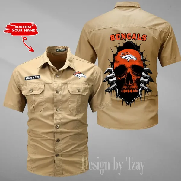 Denver Broncos Military Cargo Cotton Shirts New 2025 SPTMSSWS170 - Image 2