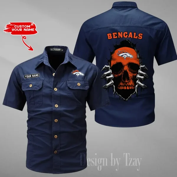 Denver Broncos Military Cargo Cotton Shirts New 2025 SPTMSSWS170 - Image 3