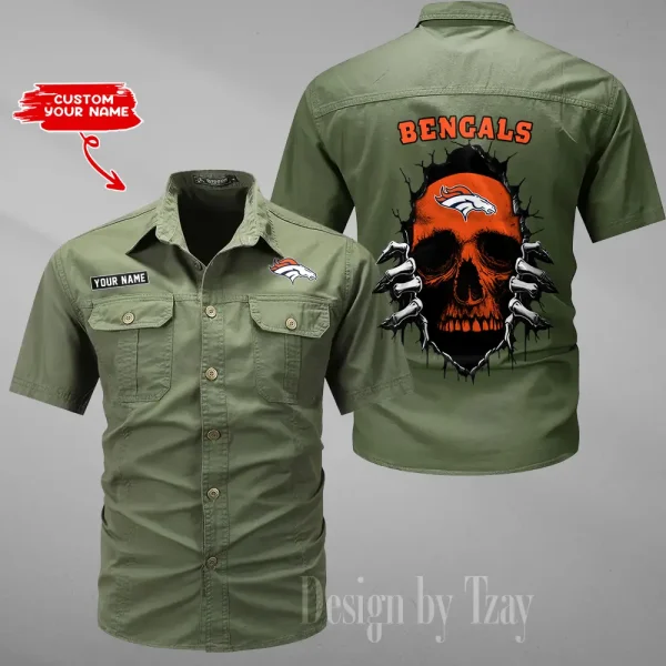 Denver Broncos Military Cargo Cotton Shirts New 2025 SPTMSSWS170 - Image 4