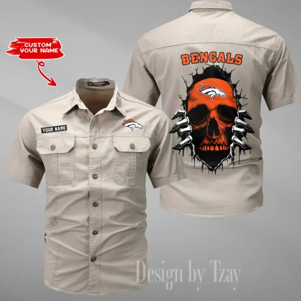 Denver Broncos Military Cargo Cotton Shirts New 2025 SPTMSSWS170 - Image 5