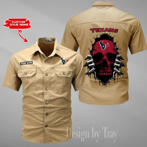 Houston Texans Military Cargo Cotton Shirts New 2025 SPTMSSWS173 - Image 2
