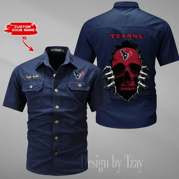 Houston Texans Military Cargo Cotton Shirts New 2025 SPTMSSWS173 - Image 3