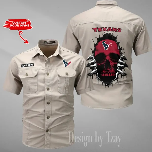 Houston Texans Military Cargo Cotton Shirts New 2025 SPTMSSWS173 - Image 5