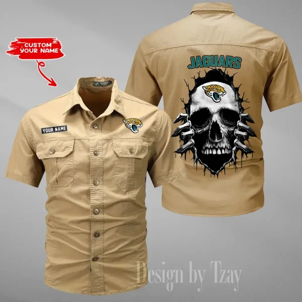 Jacksonville Jaguars Military Cargo Cotton Shirts New 2025 SPTMSSWS175 - Image 2