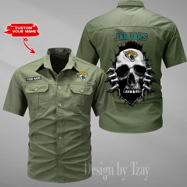 Jacksonville Jaguars Military Cargo Cotton Shirts New 2025 SPTMSSWS175 - Image 4