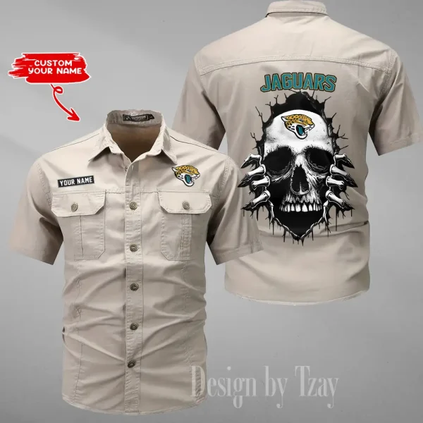 Jacksonville Jaguars Military Cargo Cotton Shirts New 2025 SPTMSSWS175 - Image 5