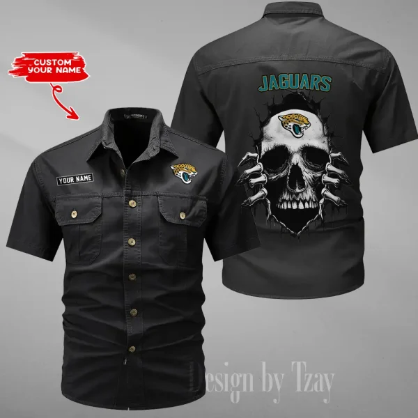 Jacksonville Jaguars Military Cargo Cotton Shirts New 2025 SPTMSSWS175 - Image 6
