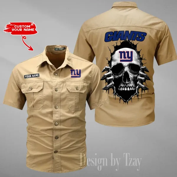 New York Giants Military Cargo Cotton Shirts New 2025 SPTMSSWS184 - Image 2