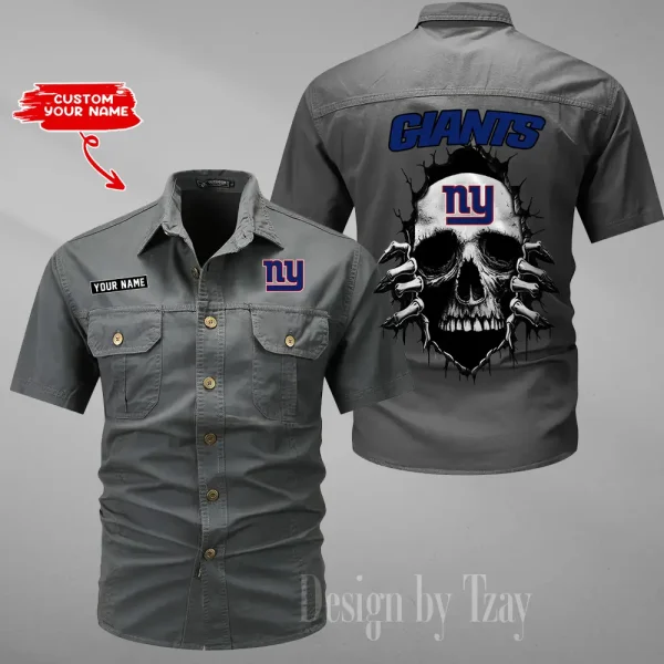 New York Giants Military Cargo Cotton Shirts New 2025 SPTMSSWS184 - Image 3