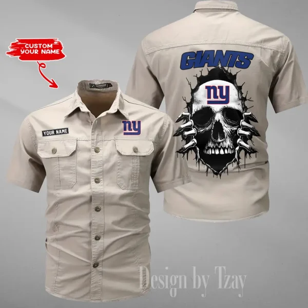 New York Giants Military Cargo Cotton Shirts New 2025 SPTMSSWS184 - Image 5