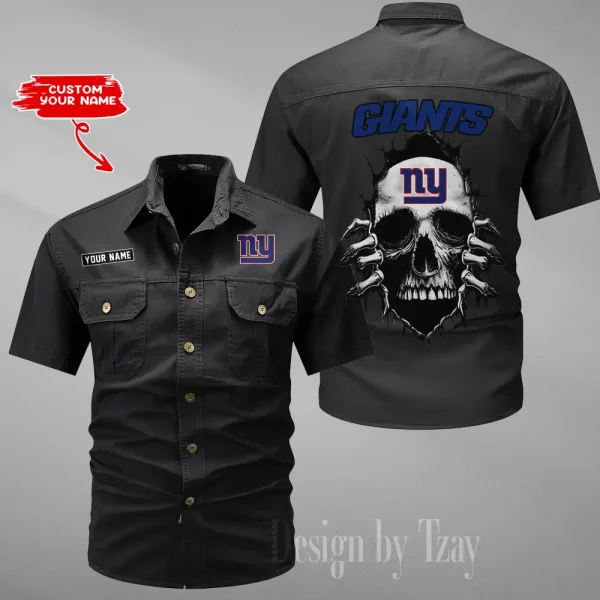 New York Giants Military Cargo Cotton Shirts New 2025 SPTMSSWS184 - Image 6