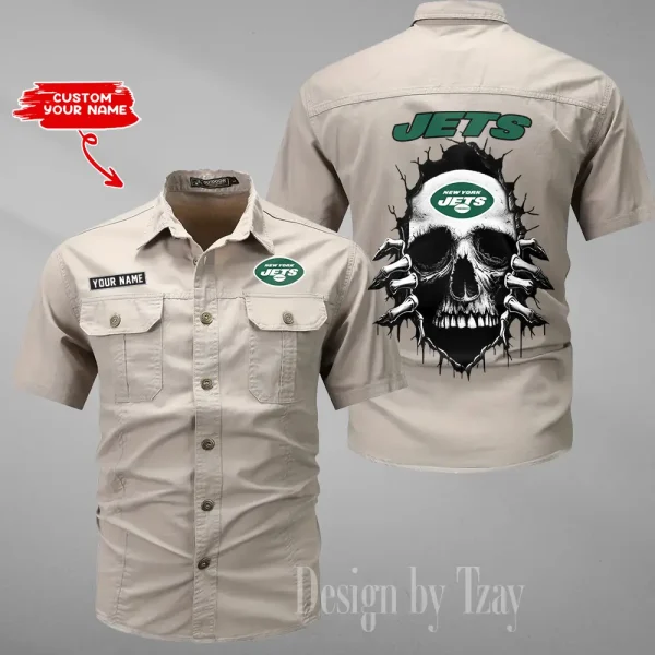 New York Jets Military Cargo Cotton Shirts New 2025 SPTMSSWS185 - Image 5