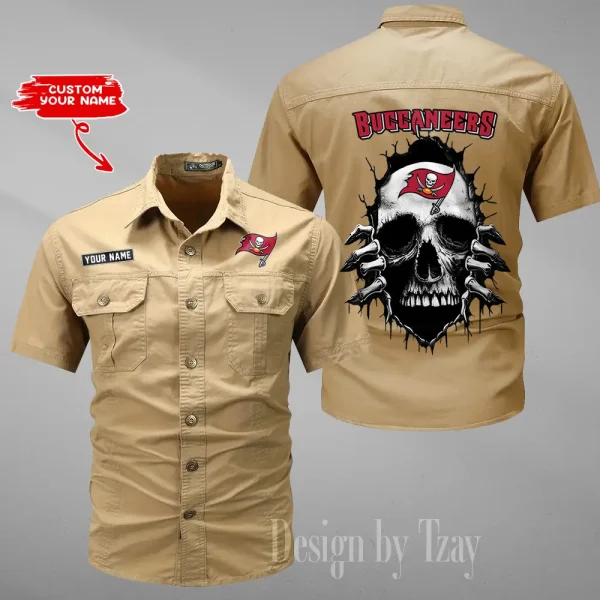 Tampa Bay Buccaneers Military Cargo Cotton Shirts New 2025 SPTMSSWS190 - Image 2