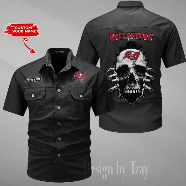 Tampa Bay Buccaneers Military Cargo Cotton Shirts New 2025 SPTMSSWS190 - Image 6