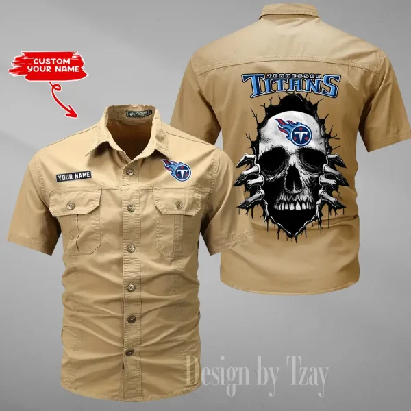 Tennessee Titans Military Cargo Cotton Shirts New 2025 SPTMSSWS191 - Image 2