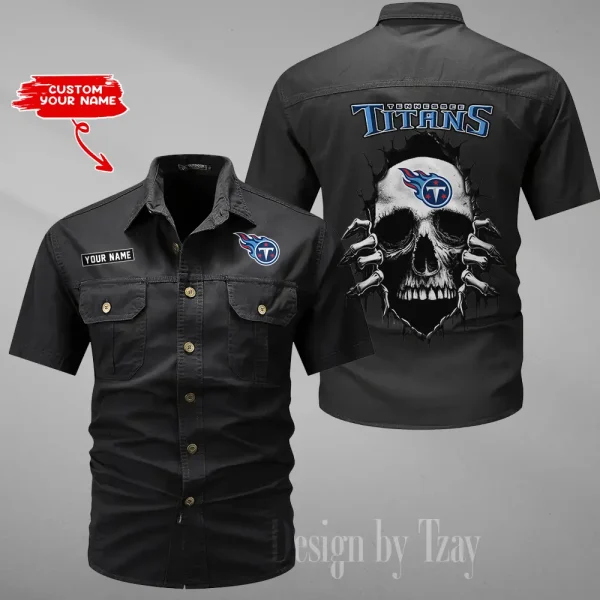 Tennessee Titans Military Cargo Cotton Shirts New 2025 SPTMSSWS191 - Image 6