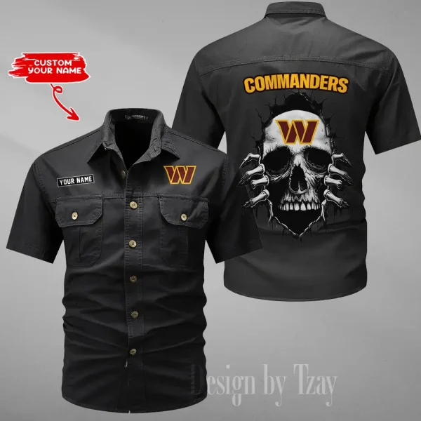 Washington Commanders Military Cargo Cotton Shirts New 2025 SPTMSSWS192 - Image 6