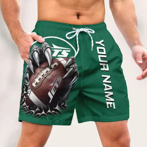 New York Jets Casual Men's Drawstring Shorts Trending 2025 BGSHORT349 - Image 2