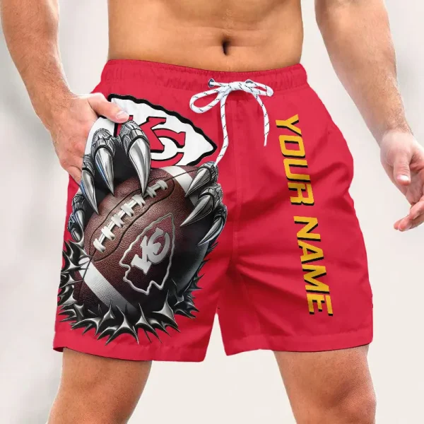 Kansas City Chiefs Casual Men's Drawstring Shorts Trending 2025 BGSHORT350 - Image 3