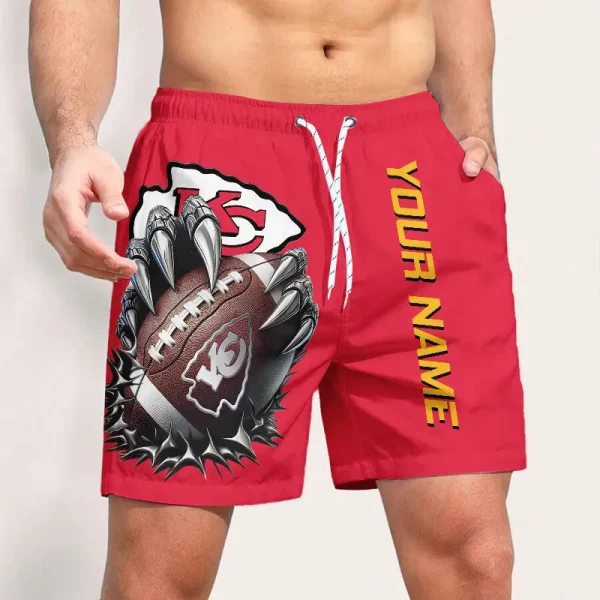 Kansas City Chiefs Casual Men's Drawstring Shorts Trending 2025 BGSHORT350 - Image 2