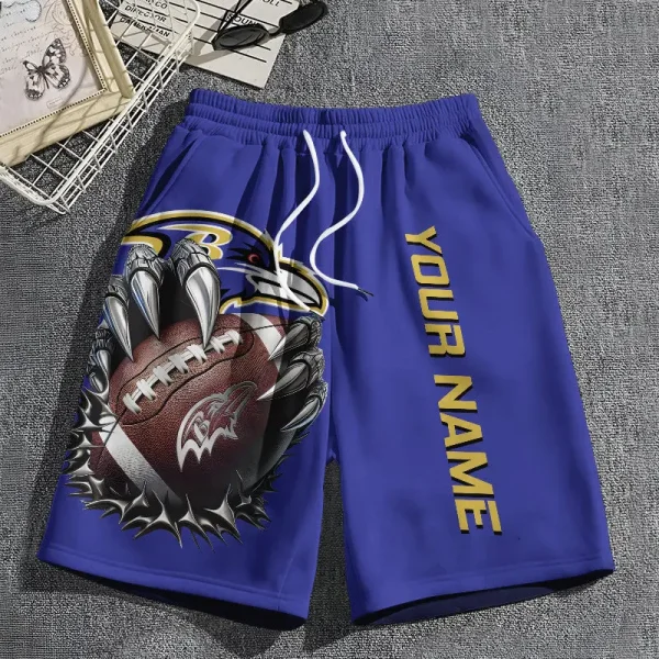Baltimore Ravens Casual Men's Drawstring Shorts Trending 2025 BGSHORT353