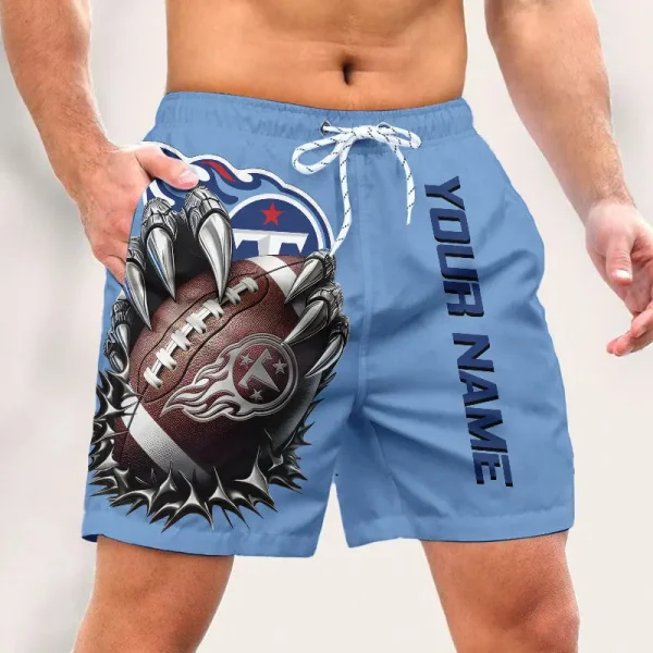 Tennessee Titans Casual Men's Drawstring Shorts Trending 2025 BGSHORT355 - Image 2