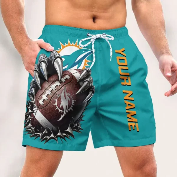 Miami Dolphins Casual Men's Drawstring Shorts Trending 2025 BGSHORT356 - Image 2
