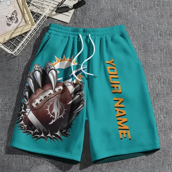 Miami Dolphins Casual Men's Drawstring Shorts Trending 2025 BGSHORT356