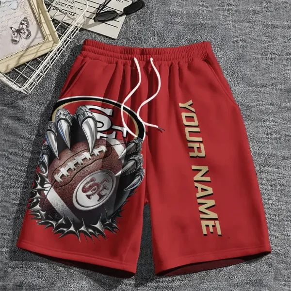 San Francisco 49ers Casual Men's Drawstring Shorts Trending 2025 BGSHORT358