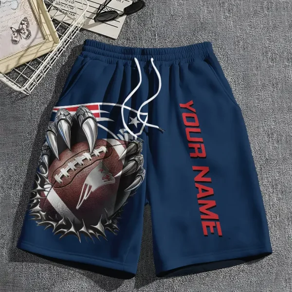 New England Patriots Casual Men's Drawstring Shorts Trending 2025 BGSHORT359